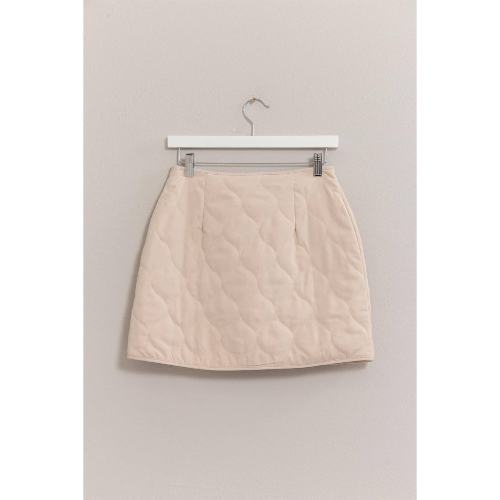 Quilted Mini Skirt