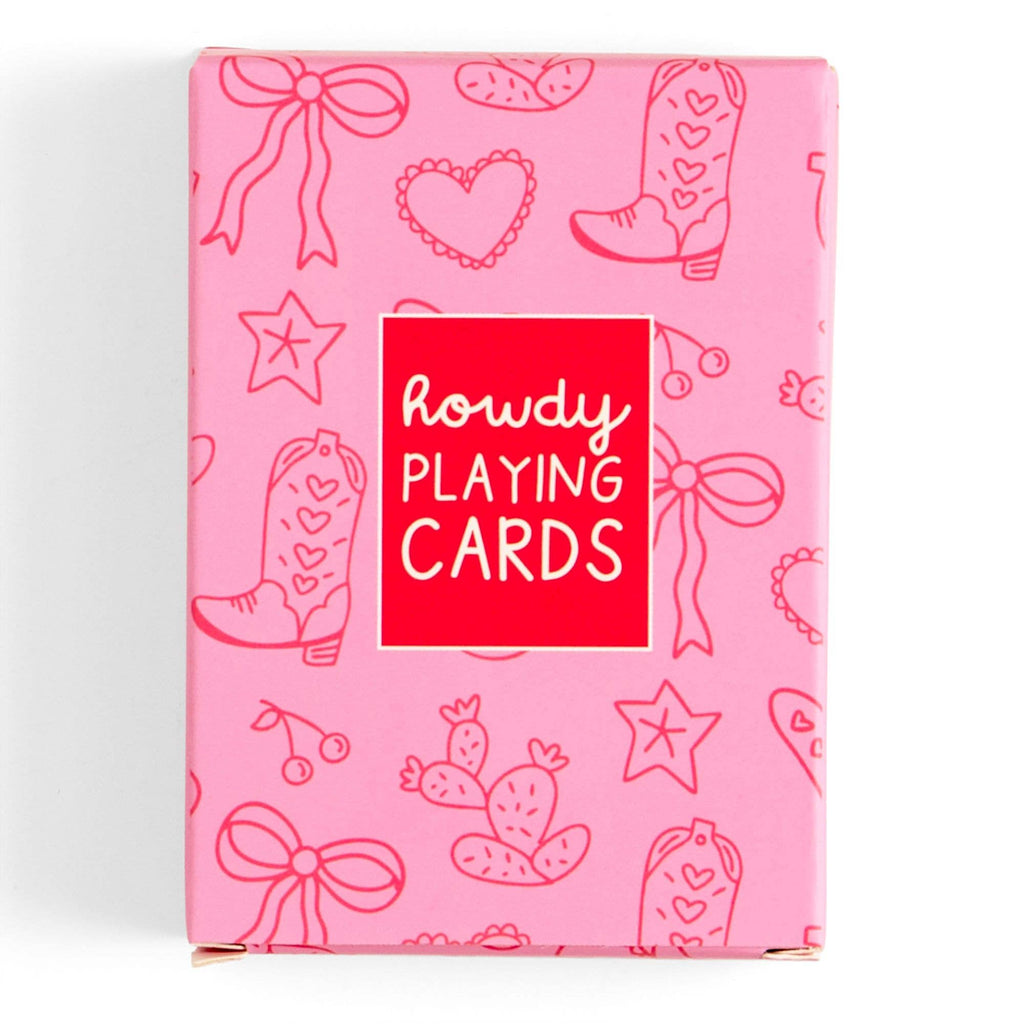 Howdy Cowgirl Western Playing Cards