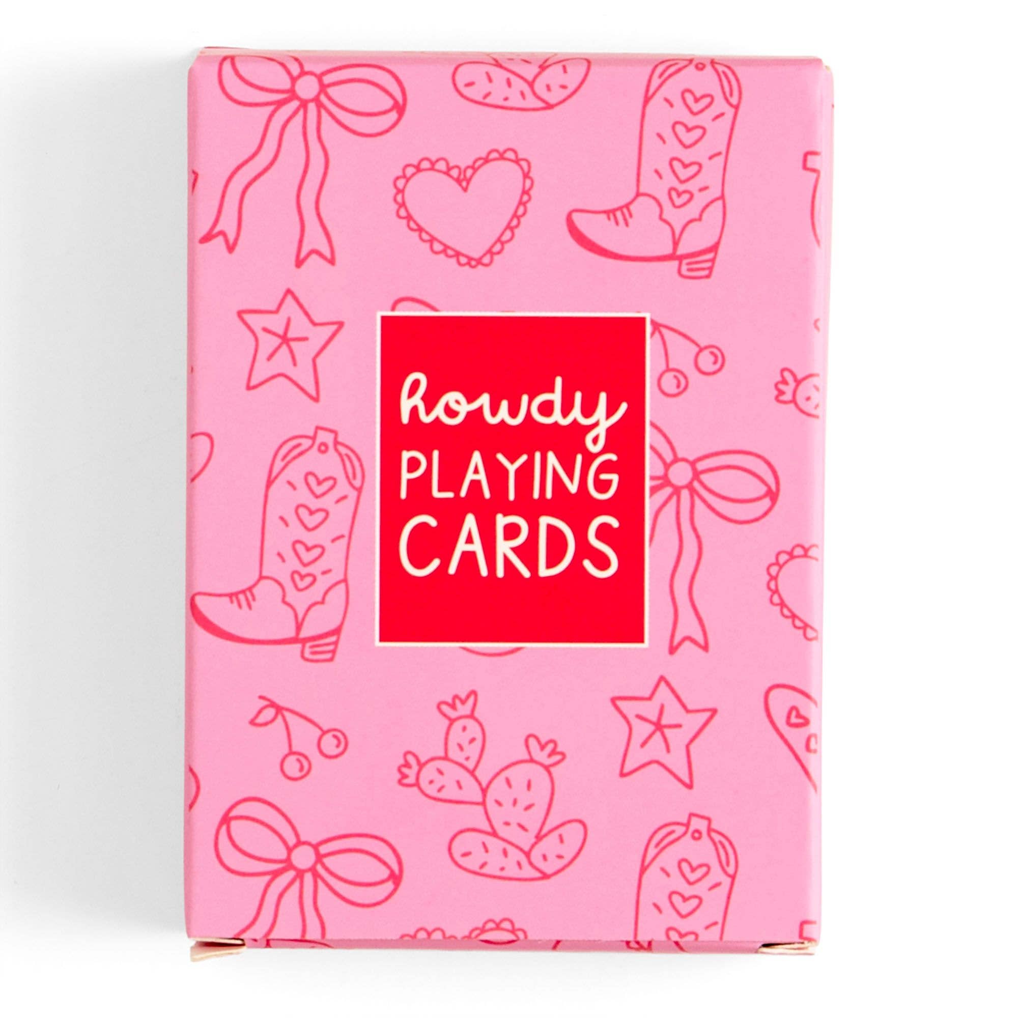 Howdy Cowgirl Western Playing Cards