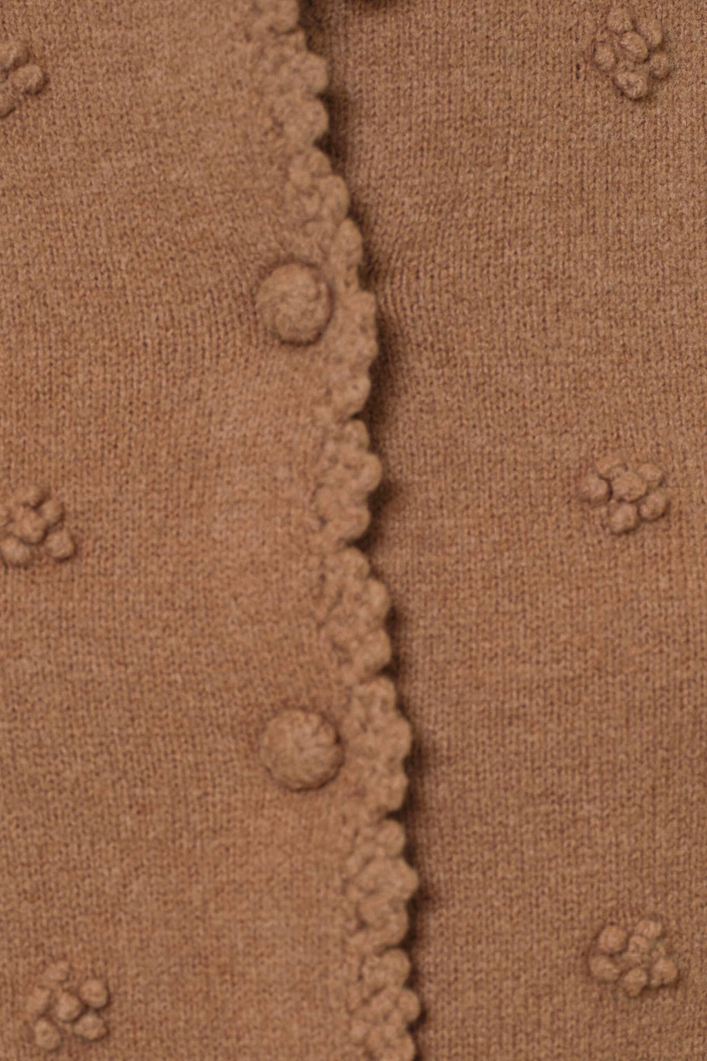 Pom Pom Buttoned Cardigan