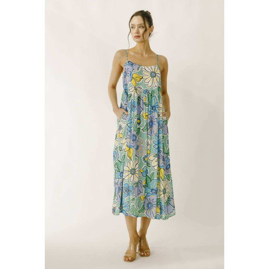 Floral Midi Dress