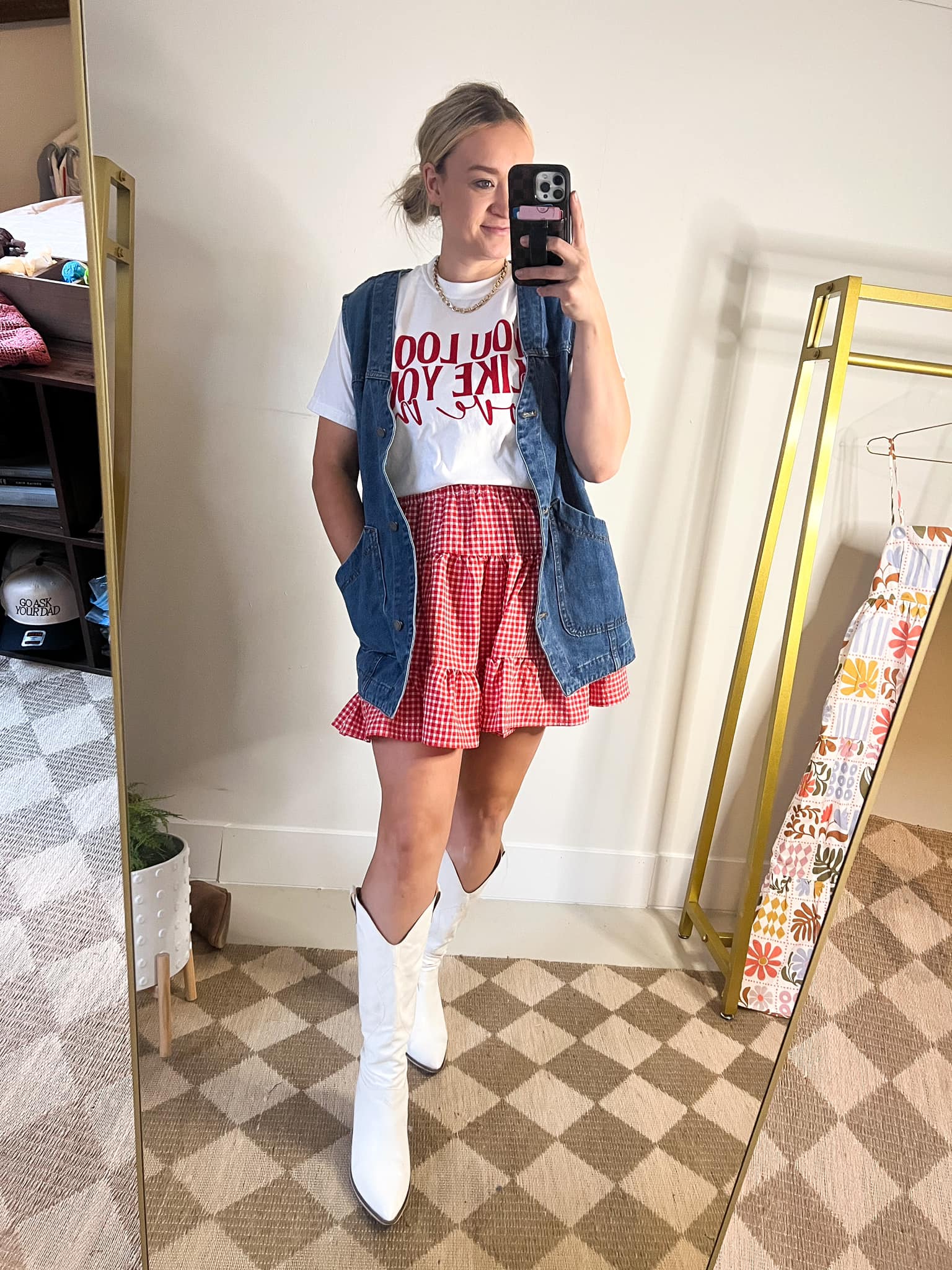 Oversized Denim Vest