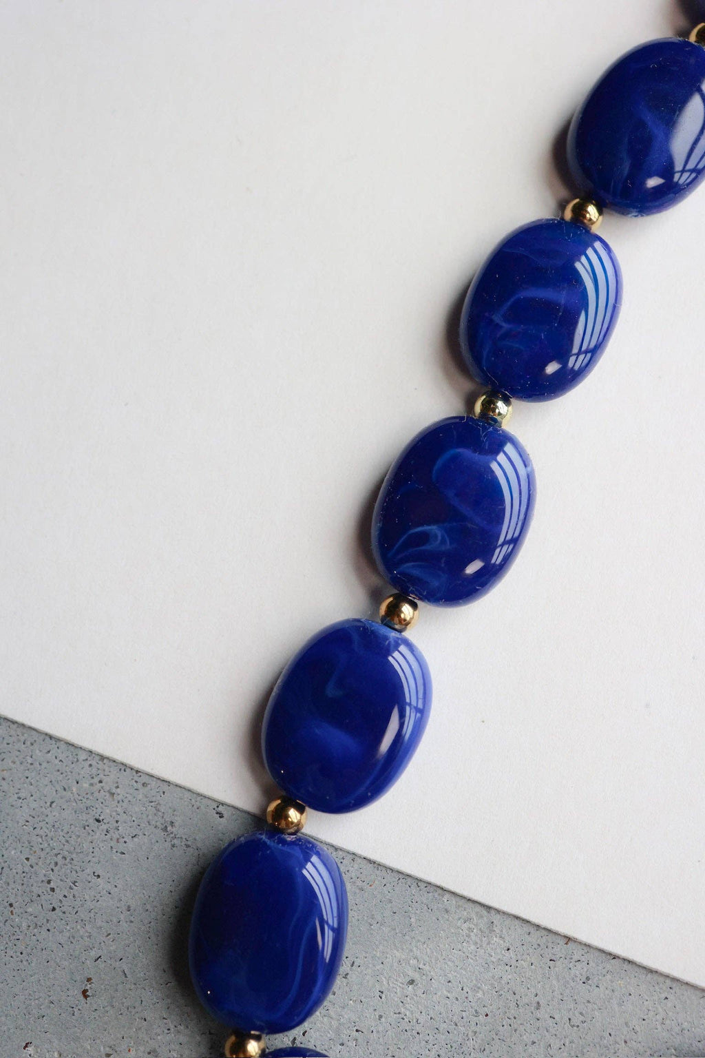 Big Blue Bubble Necklace