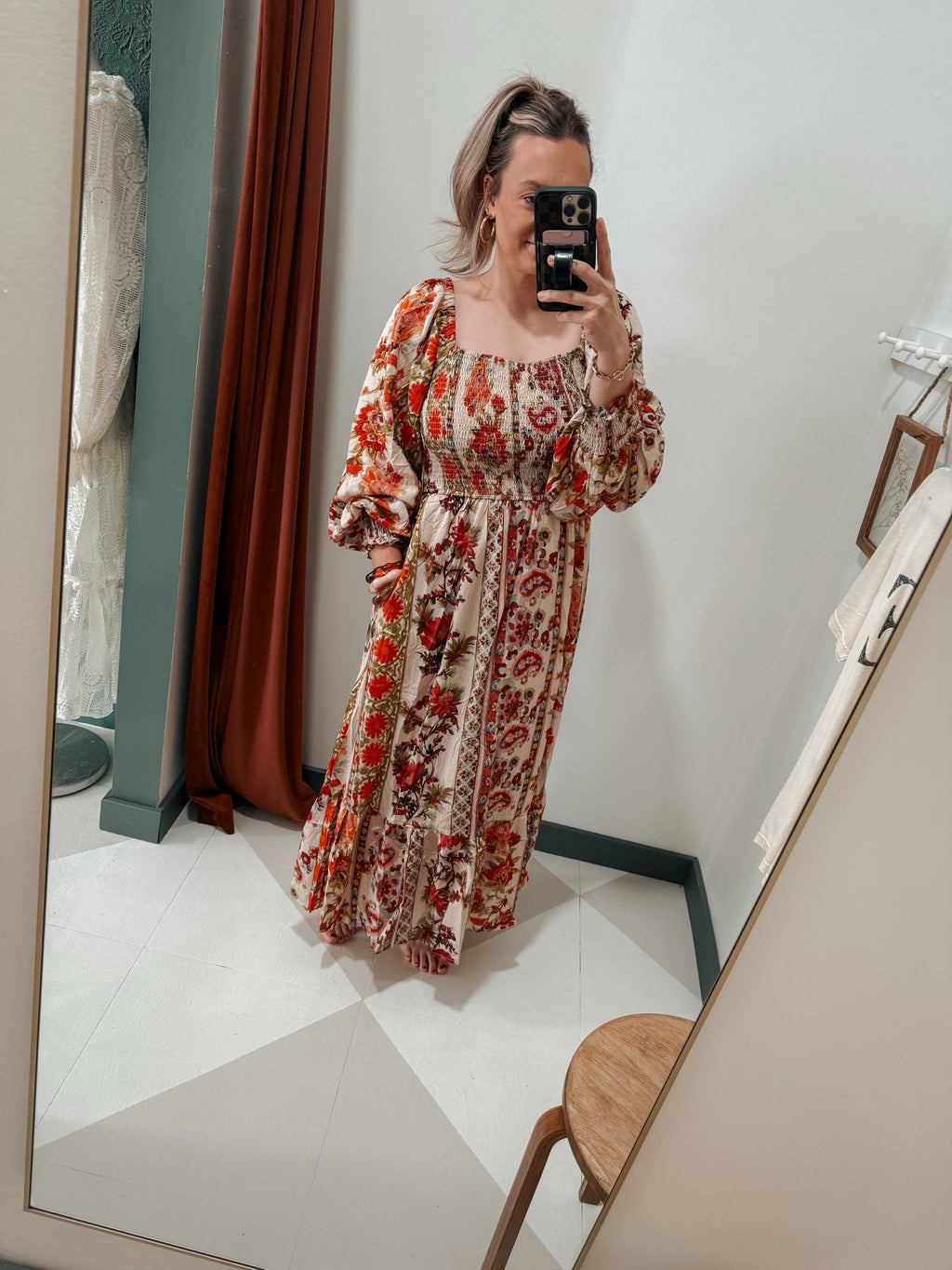 Floral Bohemian Maxi Dress
