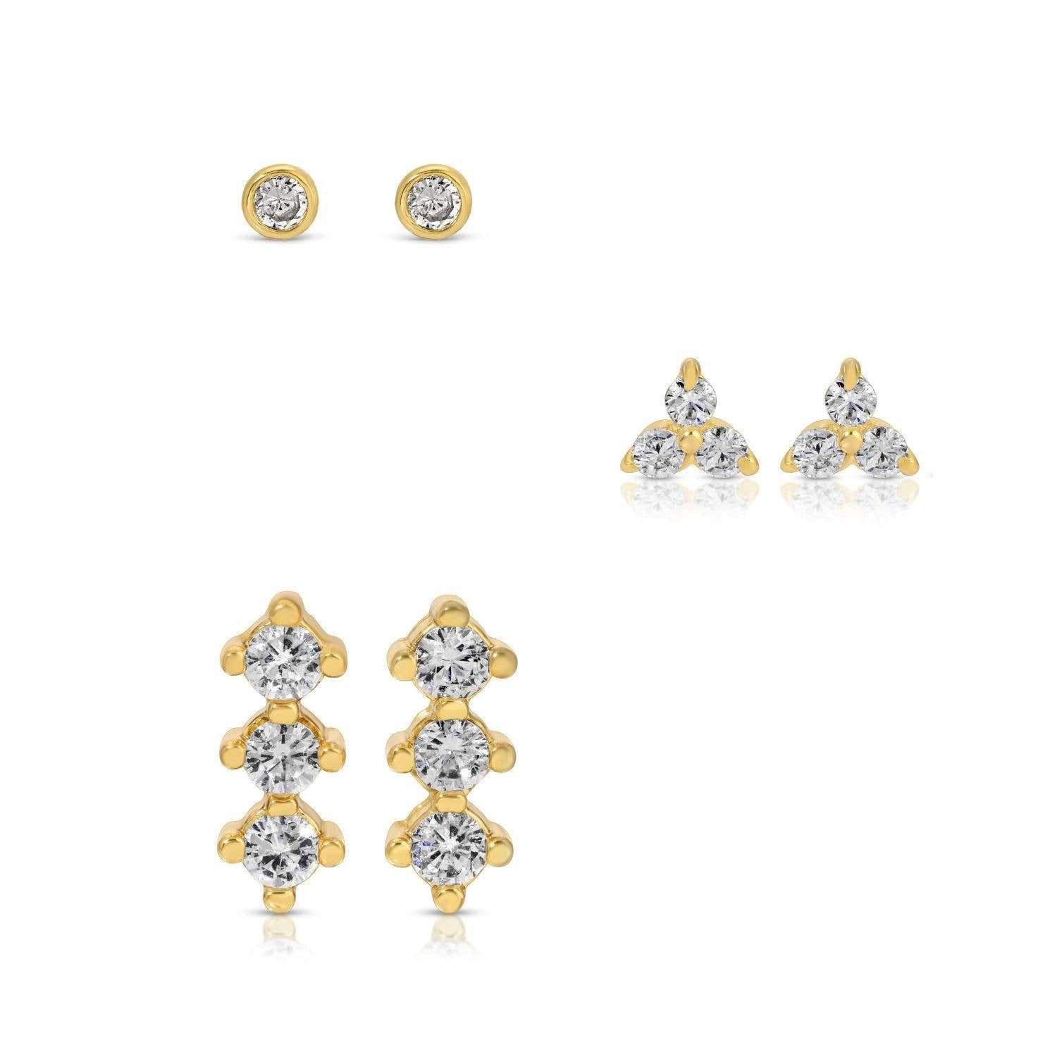 Curated Velvet Stud Set