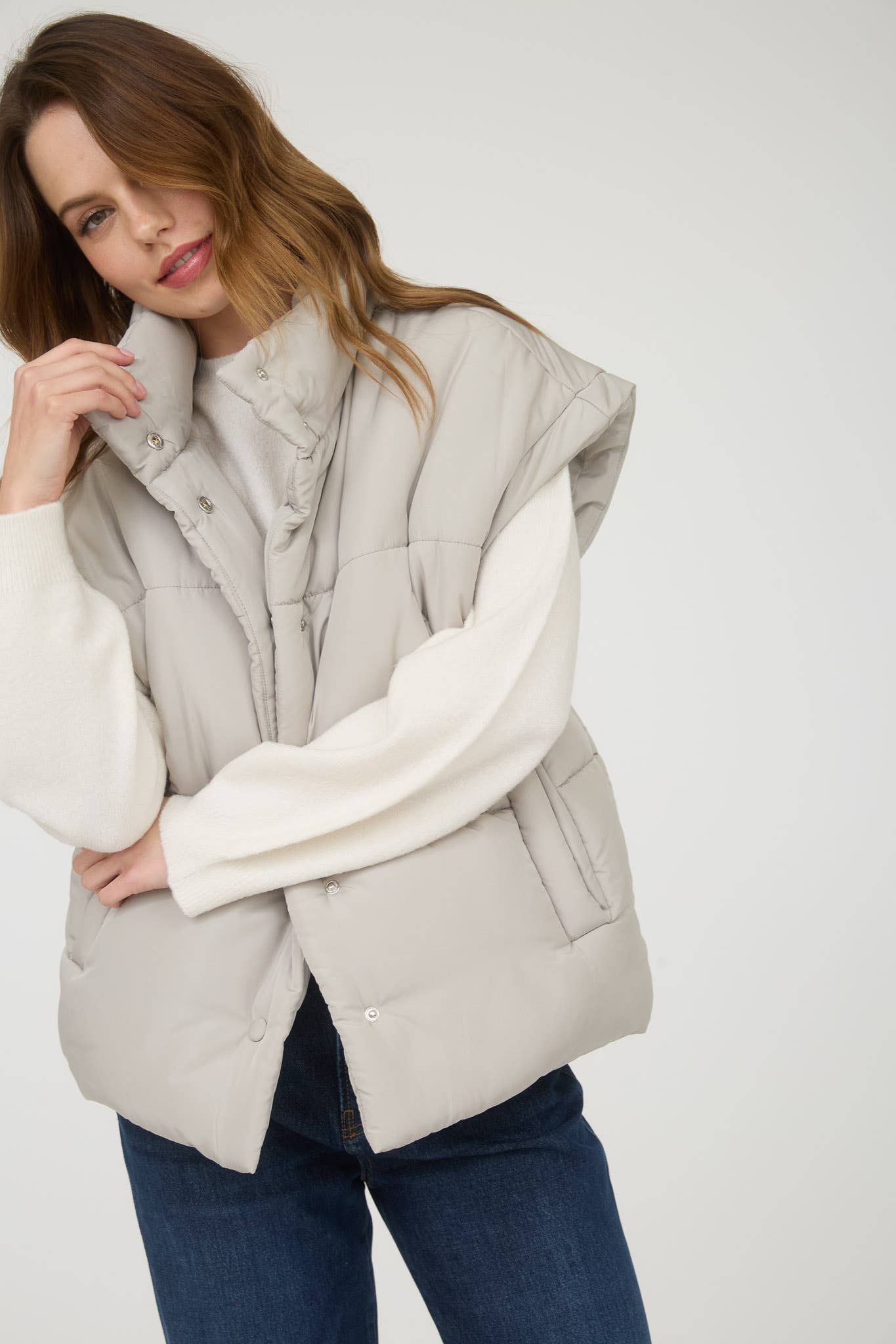 Oversized Puffer Vest
