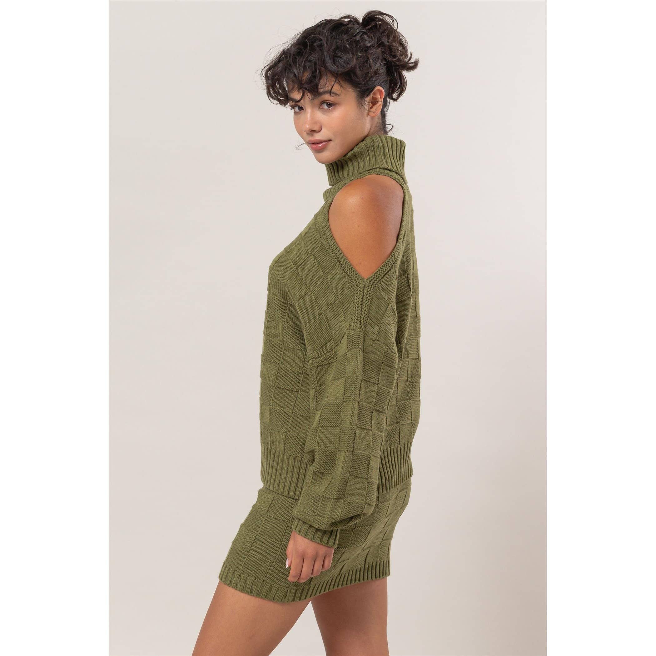 Cold Shoulder Sweater