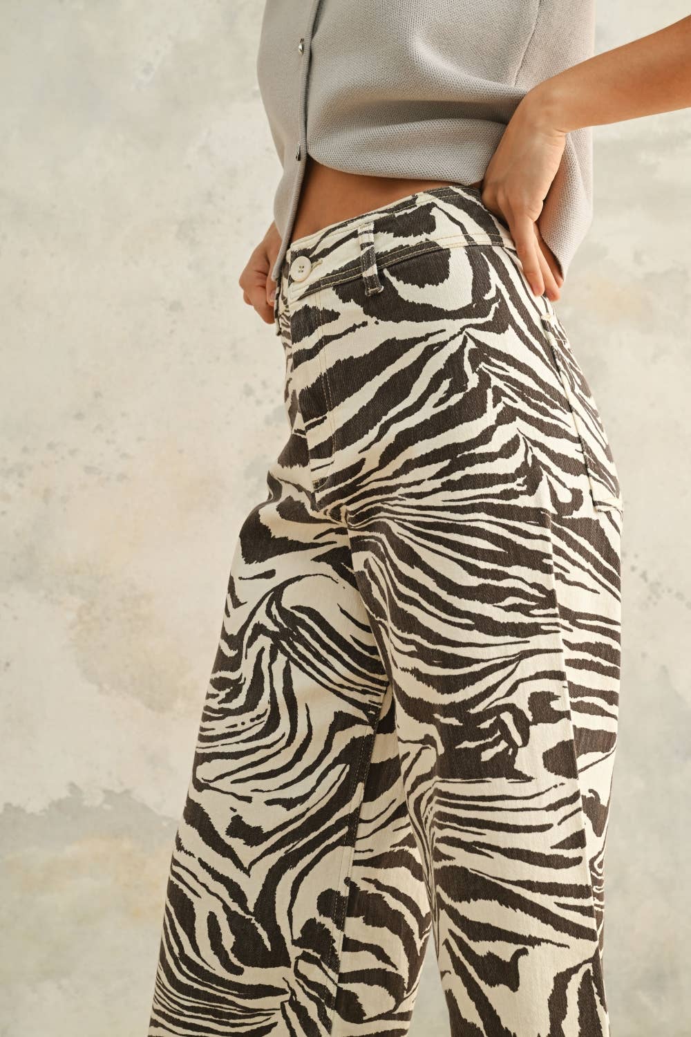 Zebra Print Pants