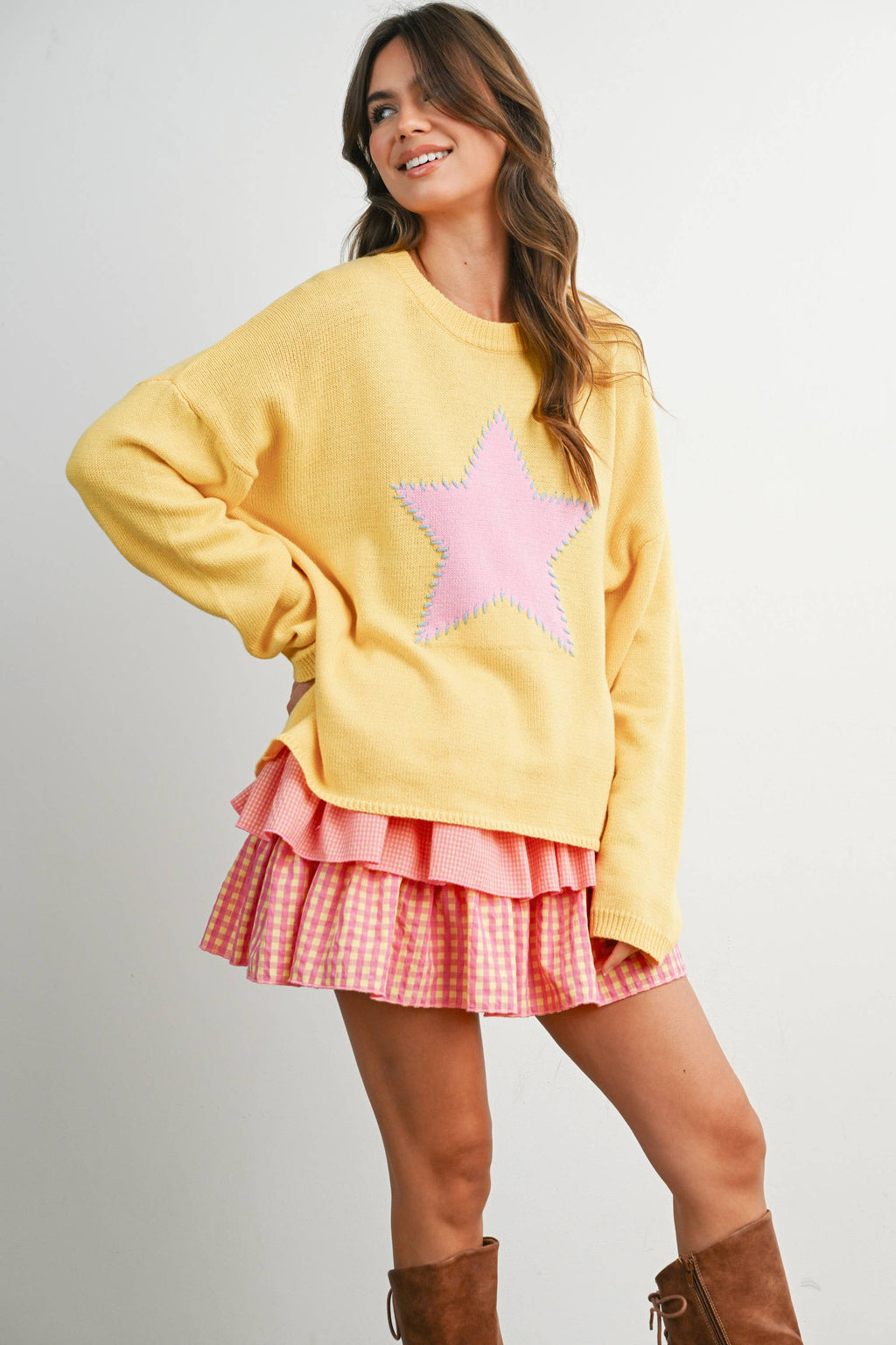 Star Pattern Sweater