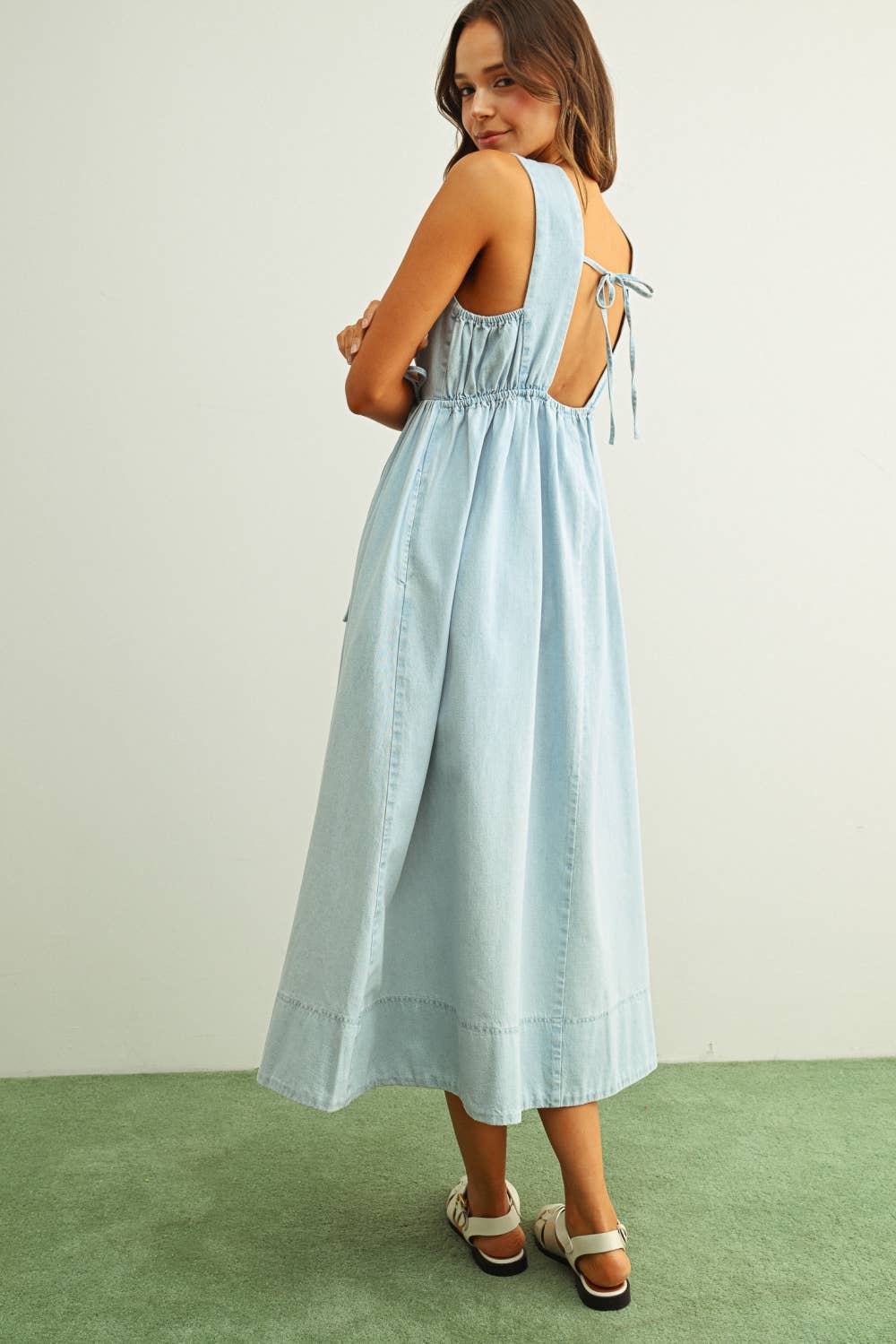 Chambray Dress