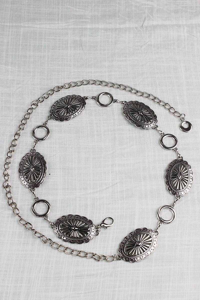 Oval Chain Belt