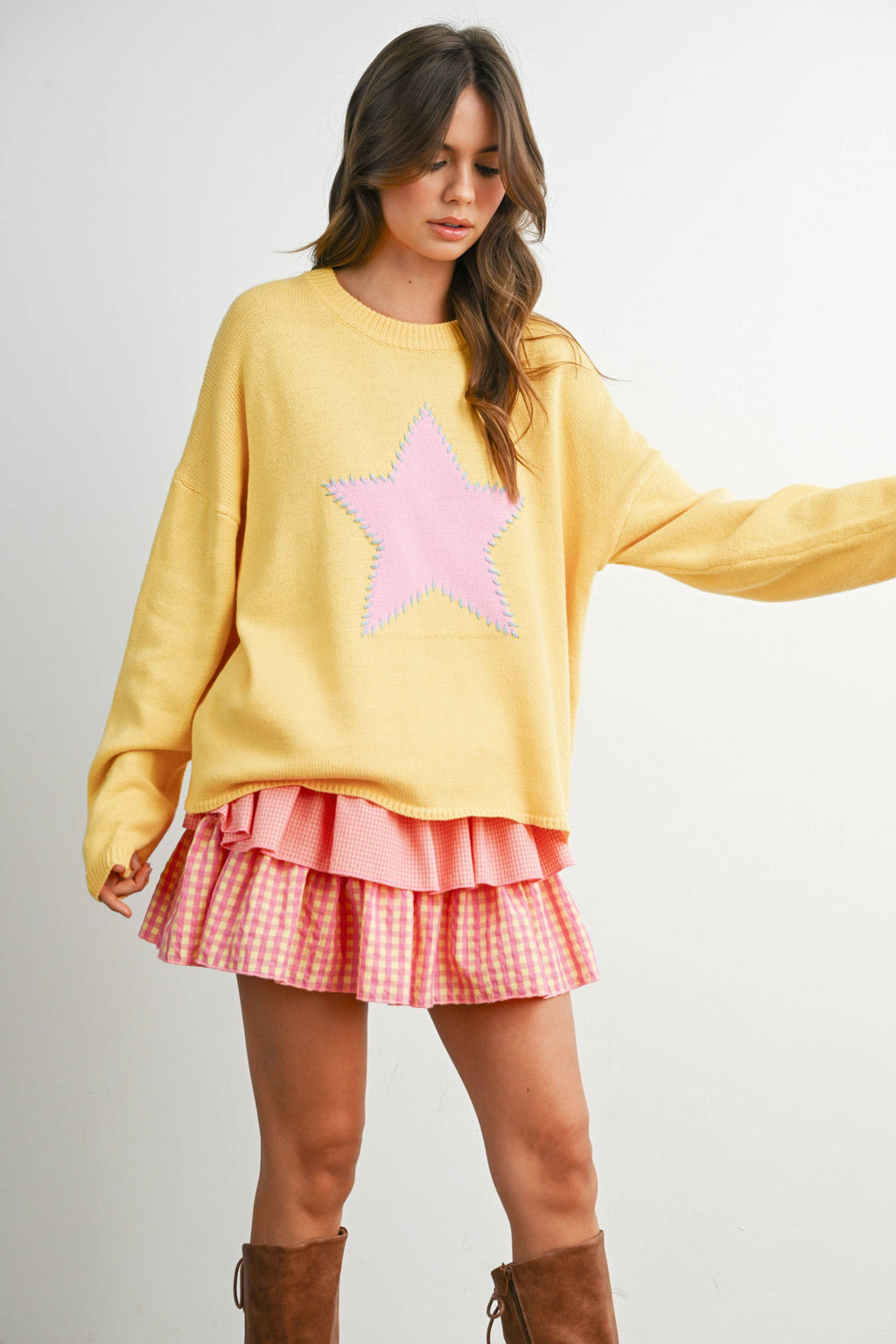 Star Pattern Sweater
