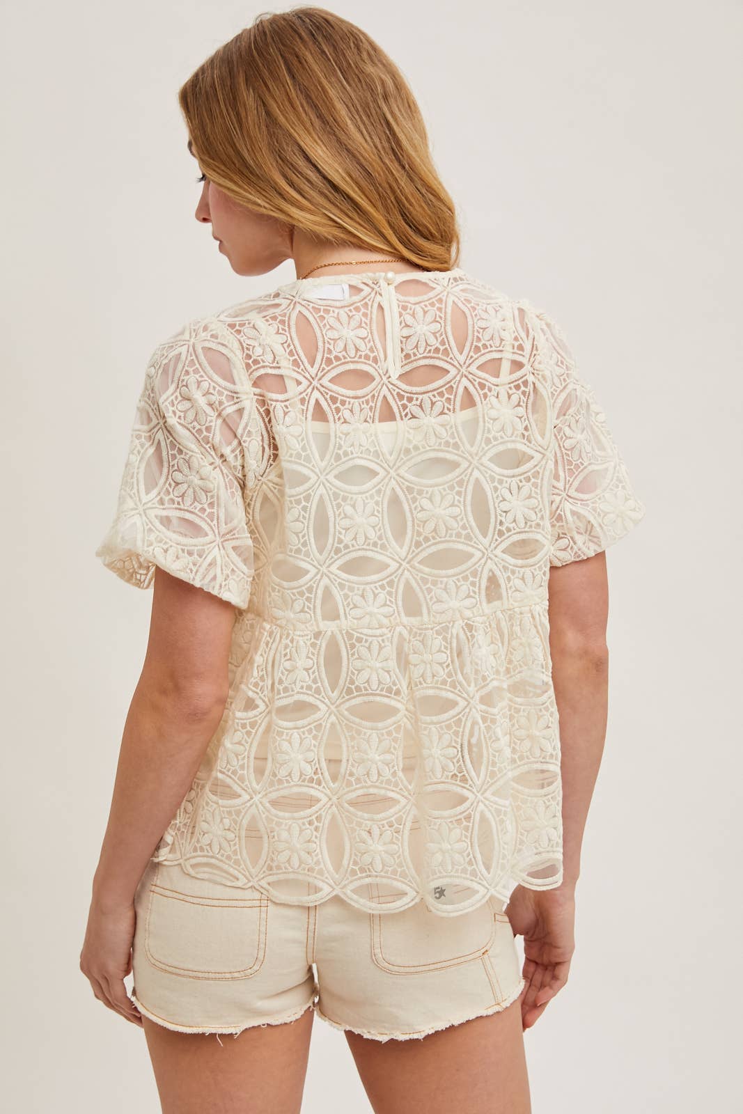 Sheer Babydoll Top (w/ lining)