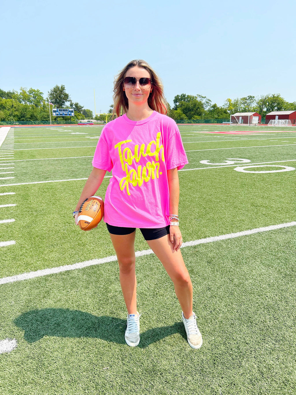 Neon Touchdown Tee
