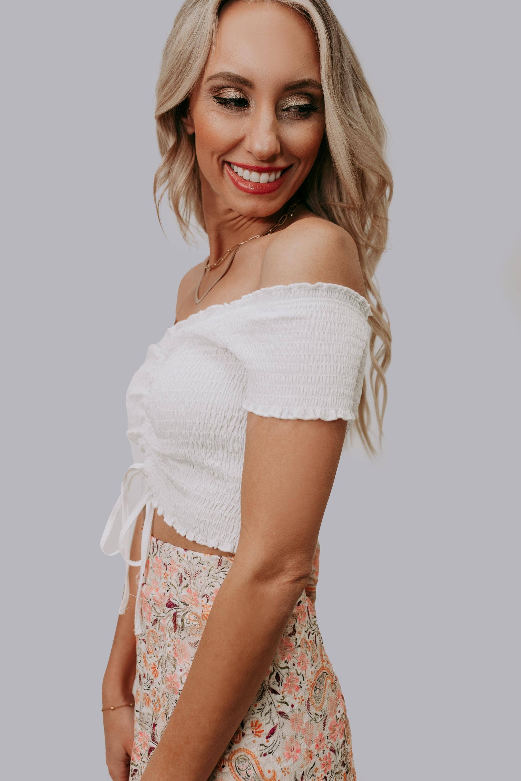 Front Tie Crop Top